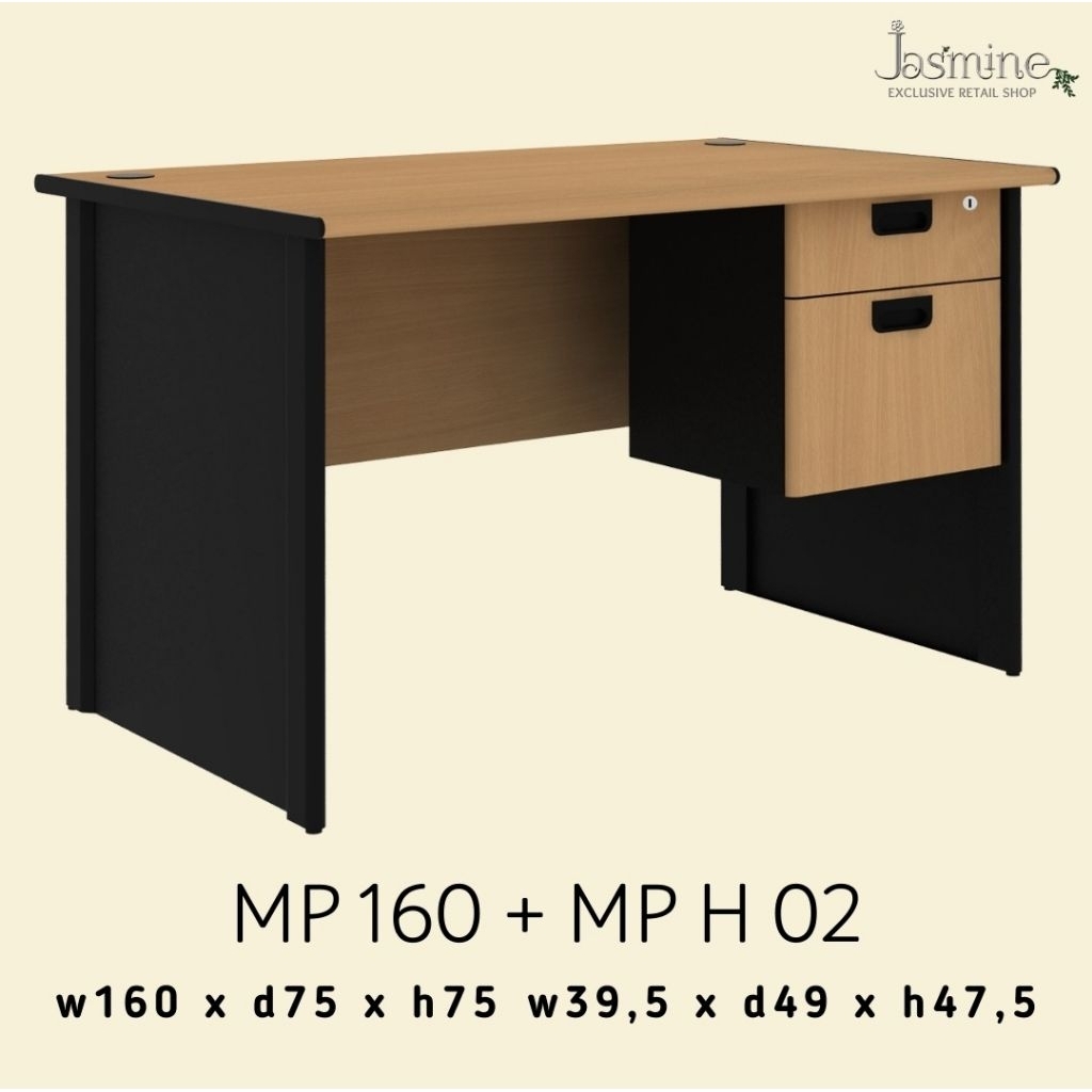 Meja Kantor EXPO MP 160 + MP H 02 / MP H 03 / MP M 02 / MP M 03