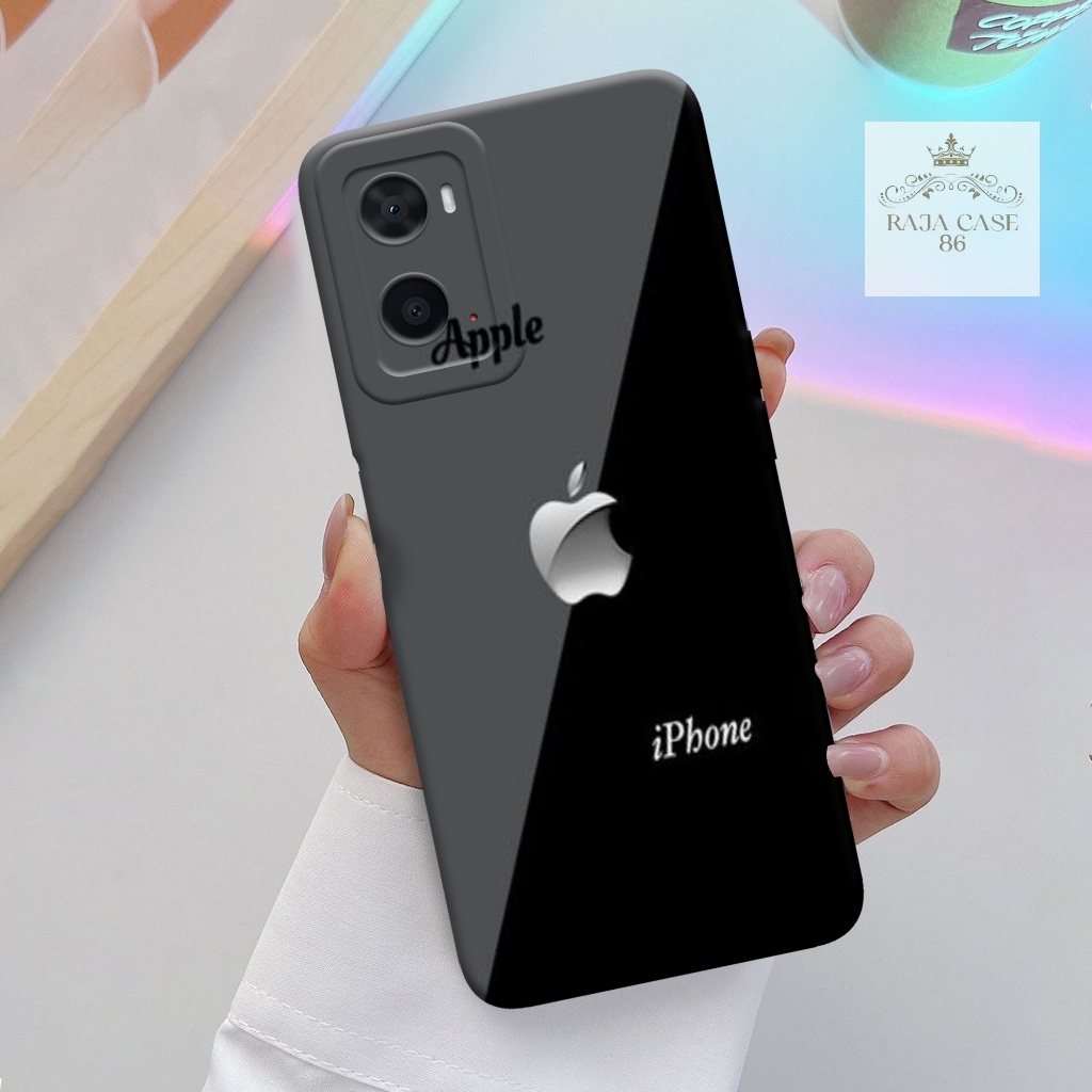 Case Oppo A76 / A96 - casing Oppo A76 - Motif case Logo - Pelindung handphone - Oppo - Softcase Oppo