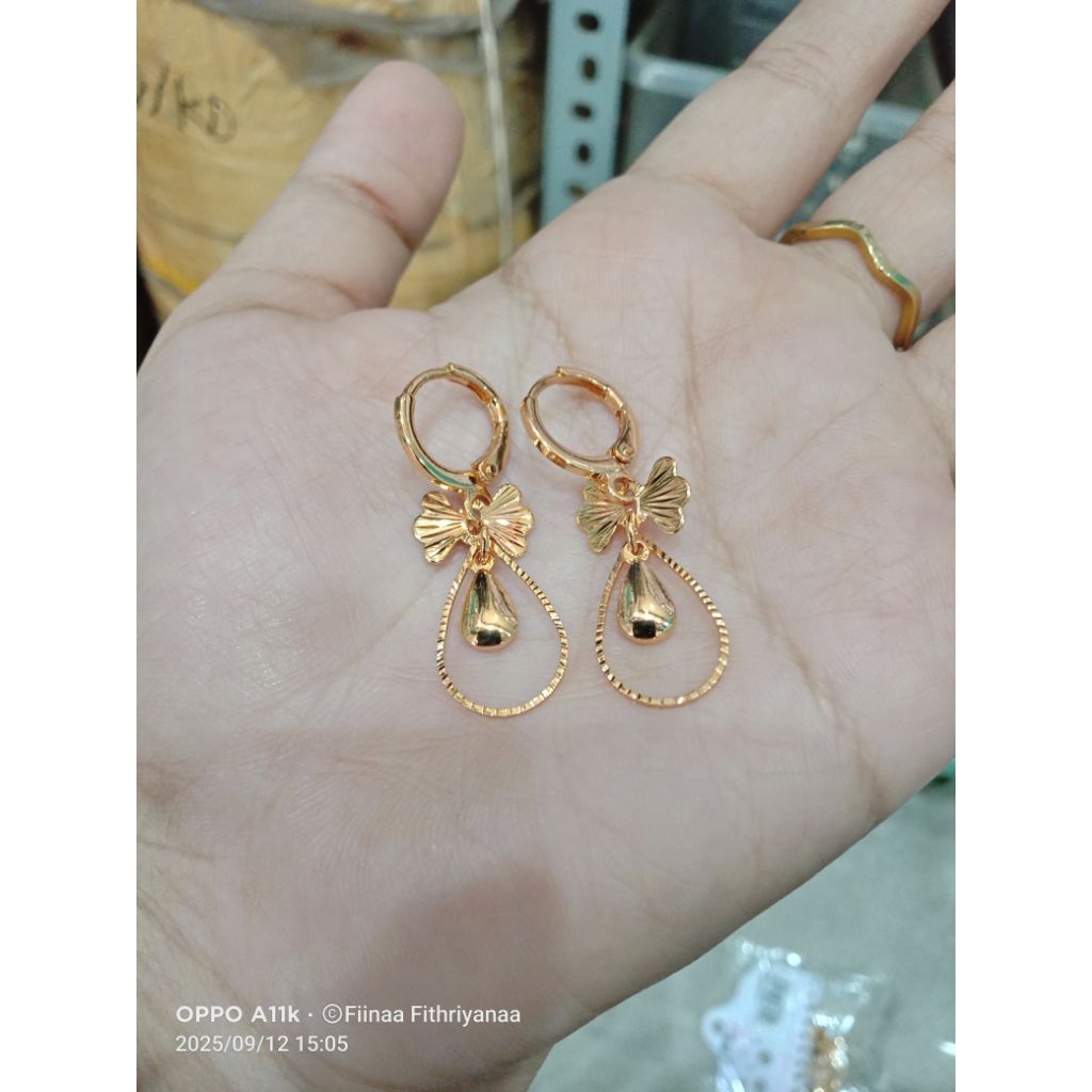 Anting Jurai Dewasa Terbaru/ Anting Jurai India/Anting Mirip Emas/Anting Murah