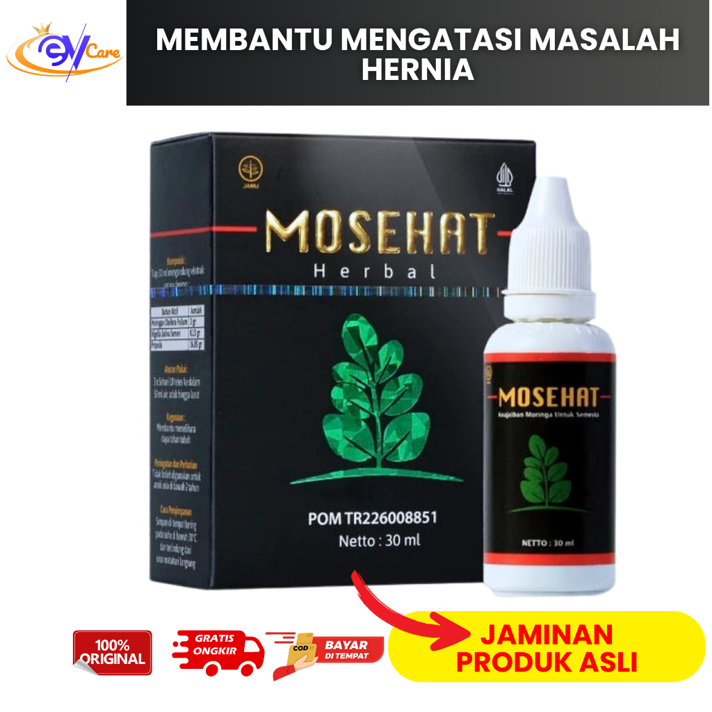 Hernia Obat Herbal Hernia, Turun Bero, Turun Berok, Radang Buah Pelir, Kondor Prostat Mosehat Herbal