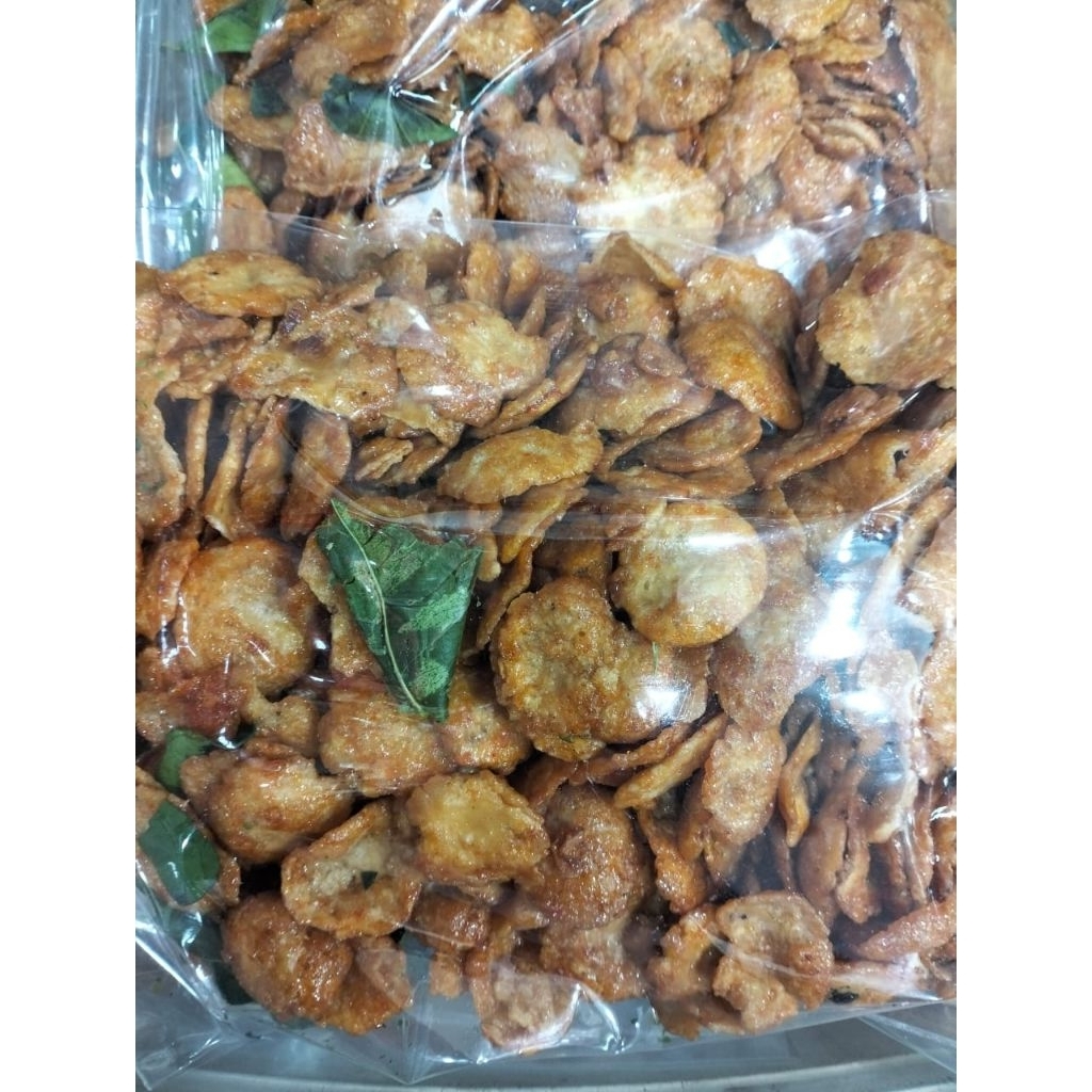 

500 gram emping daun jeruk/emping thailand