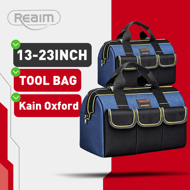 TERLARIS Reaim Tool Bag 23 Inch Tas Perkakas Toolkit Toolbox Tas Simpan Perkakas Multifungsi