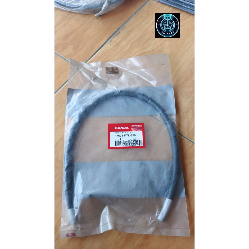 Selang bensin original revo 60 cm tube fuel 5.3x600 17631KTL850