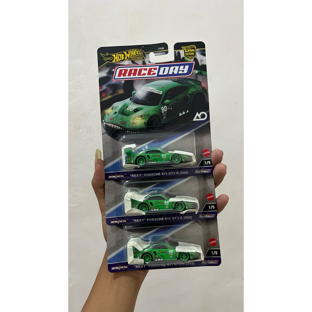 Hot Wheels Rexy Porsche GT3 R Ijo FREE Protector