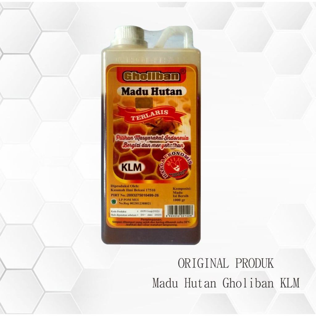 Madu Gholiban KLM 1kg Madu Hutan Gholiban 1kg Madu Hutan Originalsegel