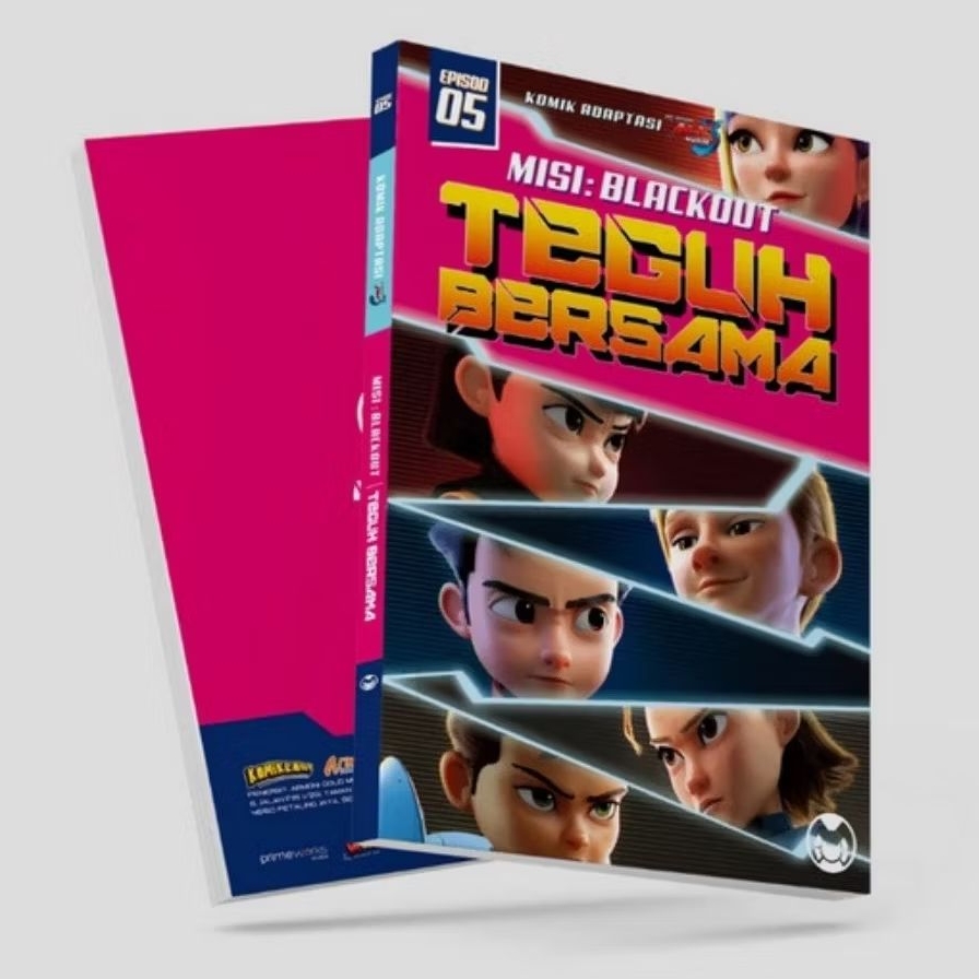 Komik Adaptasi Ejen Ali Misi : Blackout Season 3 (Ep 05 TEGUH BERSAMA)