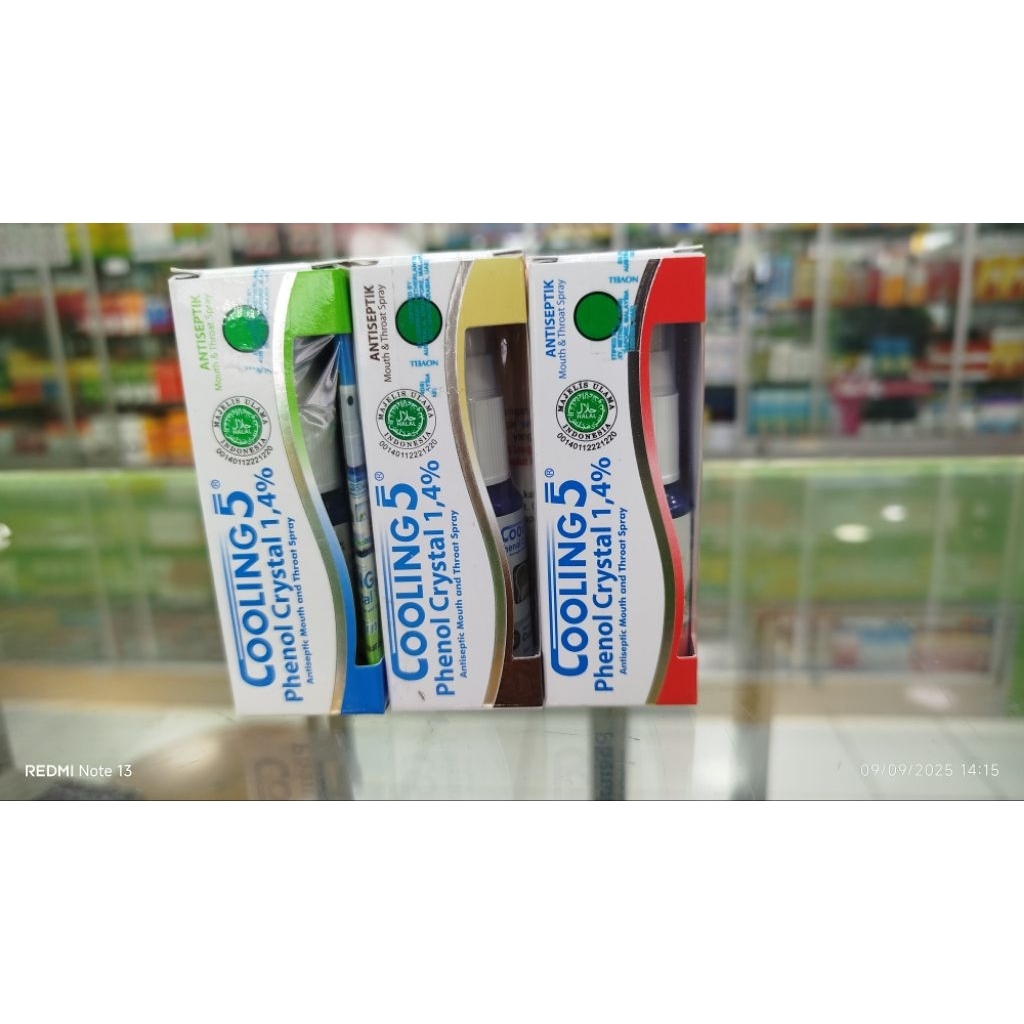 COOLING 5 SPRAY / ANTISEPTIK TENGGOROKAN / RADANG