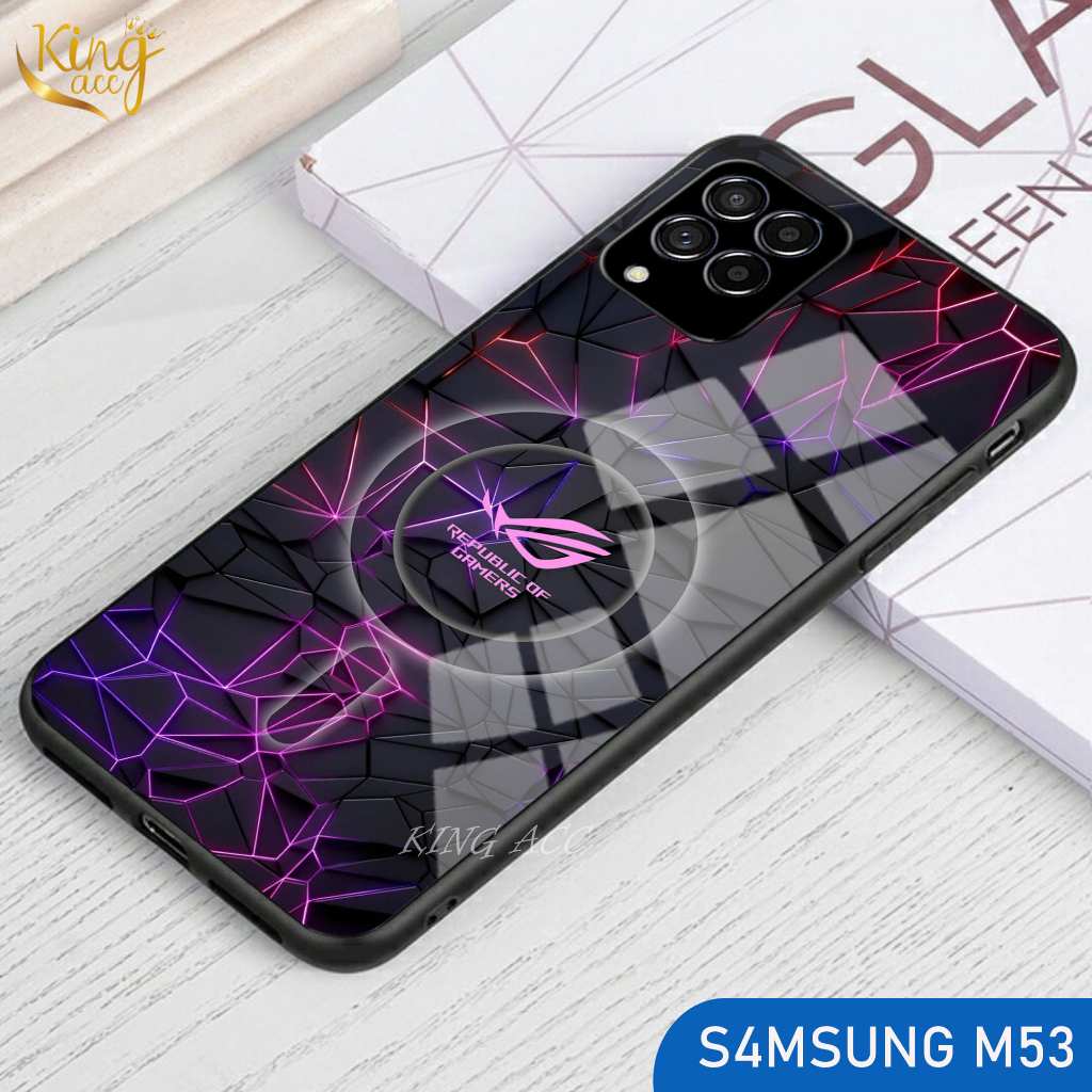 Casing Hp Samsung M53 Softcase Glass Glossy Samsung M53 Case Hp Samsung M53 - K77