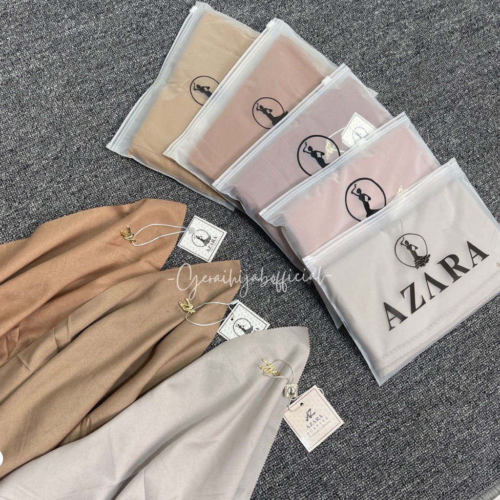 (FREE POUCH) HIJAB SEGI EMPAT VOAL OSKARA LC BY AZAHRA