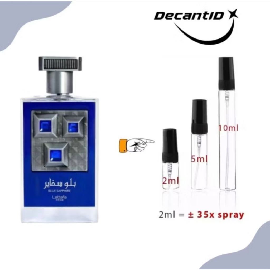 Decant Parfum Lattafa Blue Sapphire 2ml 5ml 10ml