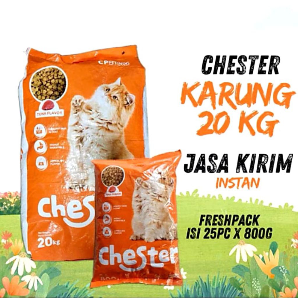 Chester Tuna Cat Food 20kg / Makanan Kucing CHESTER tuna 20kg
