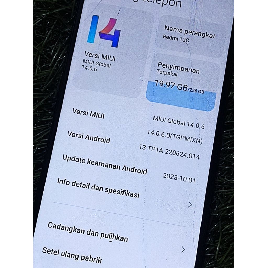 Mesin Redmi 13C Normal 8/256