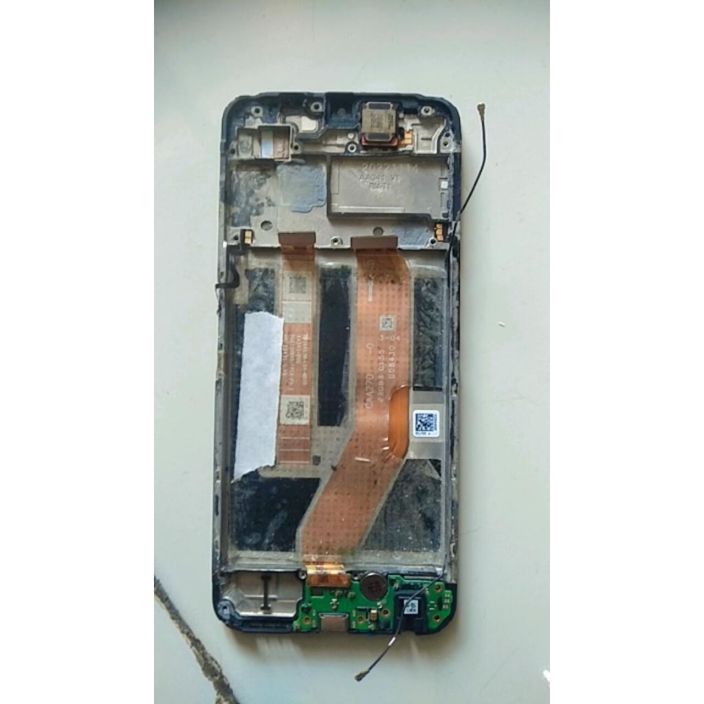 komponen hp oppo a77s resmi asli lcd,mesin,dan lain lain hasil copotan