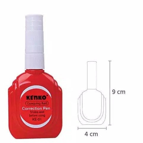 

tipex cair kenko / correction tape kenko / kenko KE-01 / correction fluid