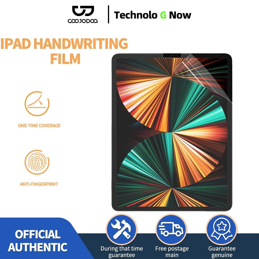 Goojodoq Paper Like Screen Protector For iPad Pro 11 2021 12.9 12 9 For iPad 8th Gen iPad Air 4 7th 
