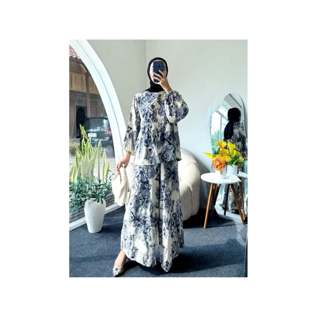 Amira Set Panjang Jumbo | Setelan rayon jumbo | Setelan jumbo rayon | One Set panjang Rayon | Set Ju