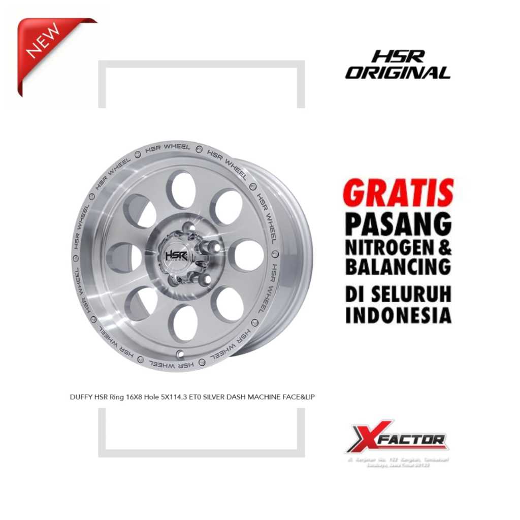VELG MOBIL R16 HSR DUFFY HSR R16X8 H 5X114,3 ET0 SDMFL