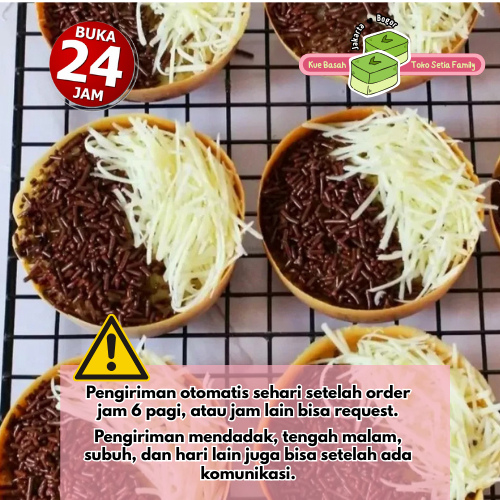 Kue Subuh Kue Basah Jajanan Pasar Kue Tradisional / Kue Martabak Mini (Fresh dan Murah)