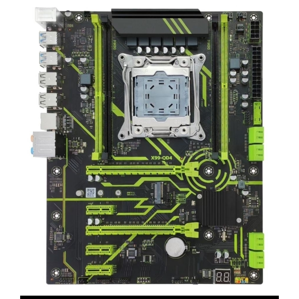 Paket Star+ Intel Xeon 10 Core E5-2660-V3 + Motherboard X99 QD4 GREEN LGA 2011-3 DDR4