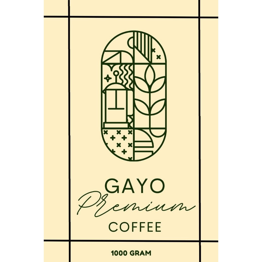 

Kopi bubuk Arabika Aceh Gayo original 1 Kg