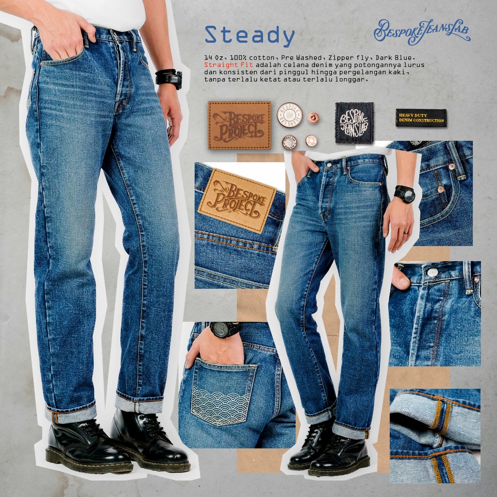 Bespoke Project - Celana Jeans Steady Straight