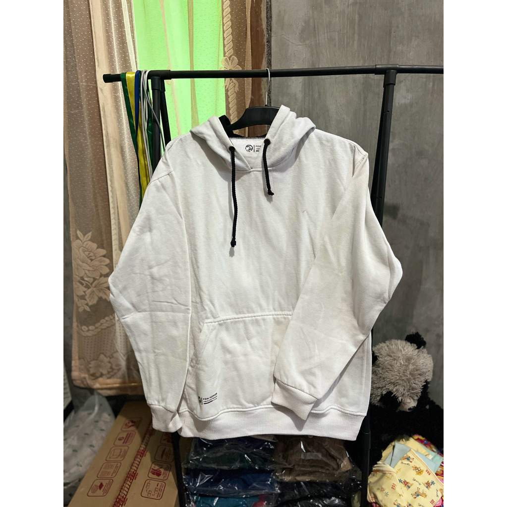 HOODIE PUTIH POLOS
