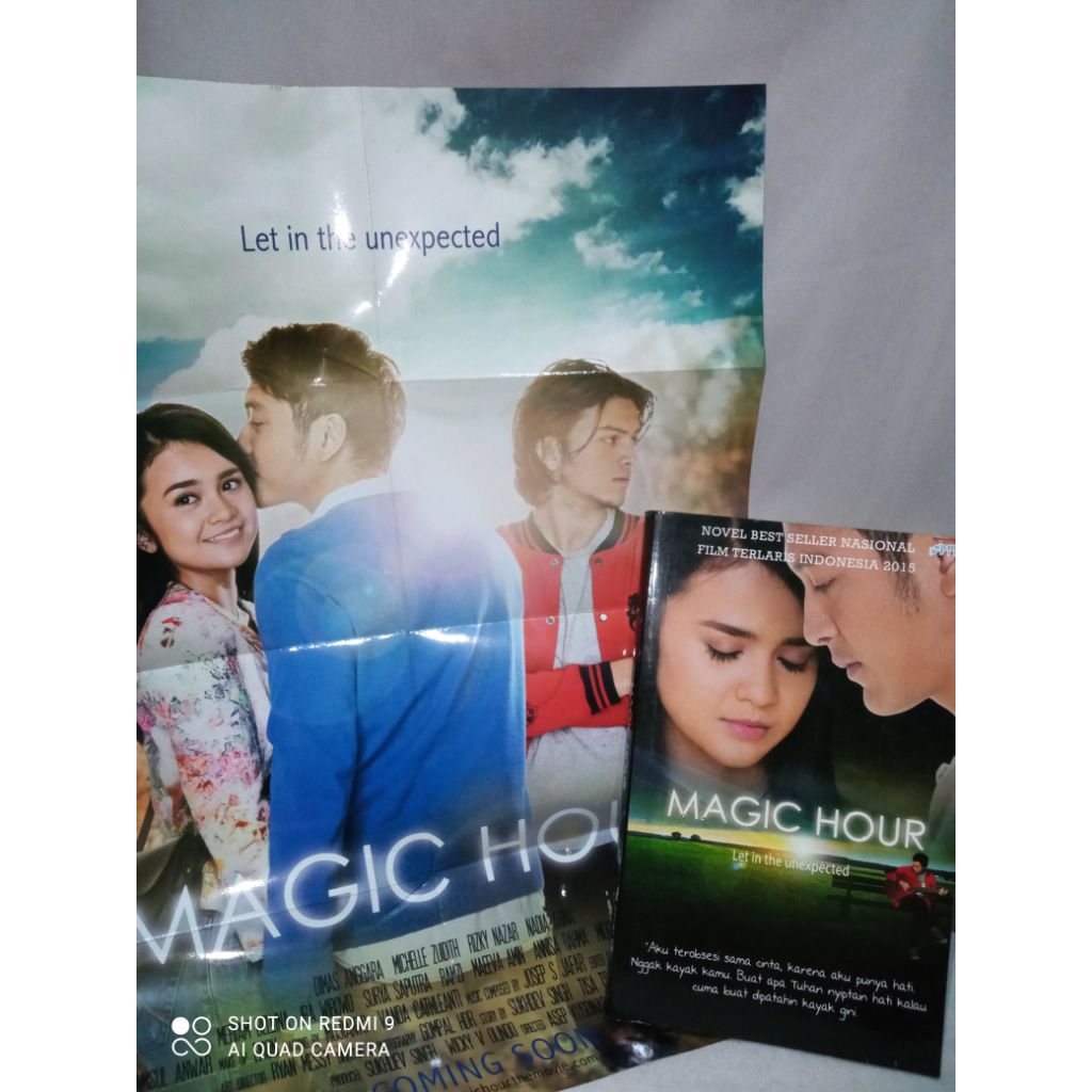 Preloved (ORIGINAL+POSTER) Novel Magic Hour by Tisa TS Bekas Penerbit Loveable Second Unhaul PL Buku