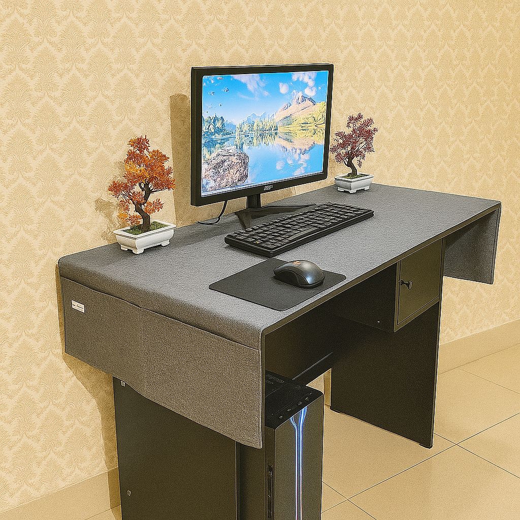 Taplak Meja Kerja Cover Meja Komputer 150x50 Taplak Meja Guru Alas Meja Komputer Aesthetic Alas Meja