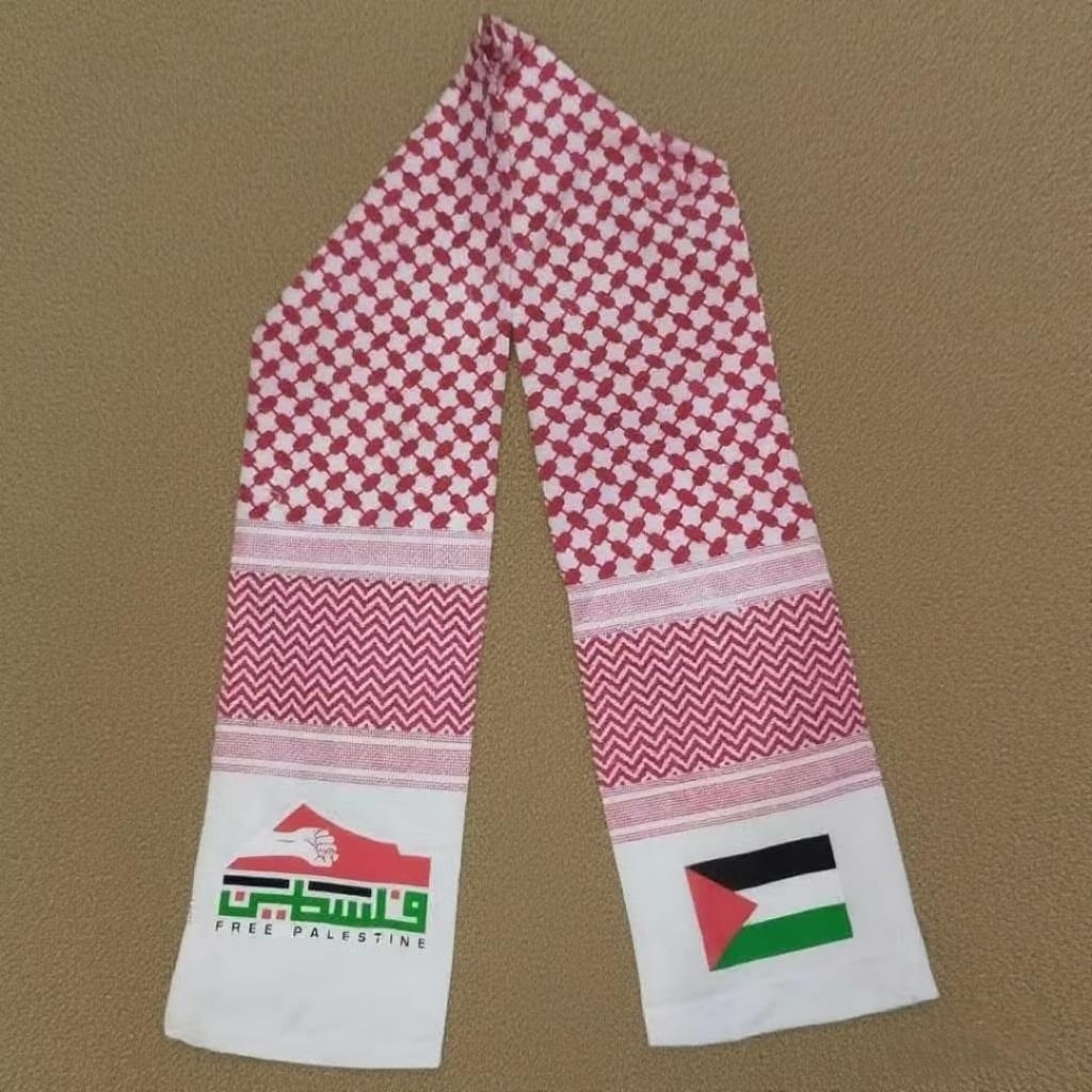 COD SYAL PALESTINA kaffiyeh | Syal atribut fashion muslim | syal leher pria wanita | syal palestina 