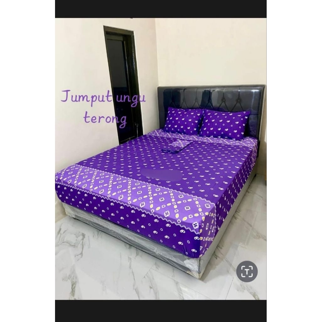 sprei batik jumputan print