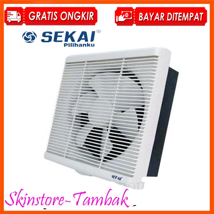 SEKAI Exhaust Fan Dinding / Kipas Angin Hisap / Hexos 8 Inch - WEF 890