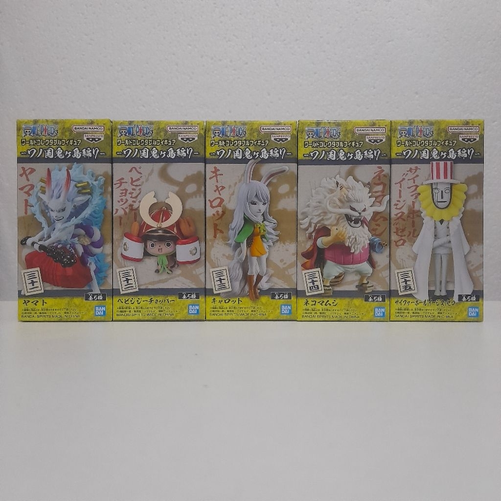 WCF ONE PIECE ORIGINAL WCF WANOKUNI-ONIGASHIMA VOL 7 (YAMATO CHOPPER CARROT NEKOMAMUSHI JOSEPH) JAPV