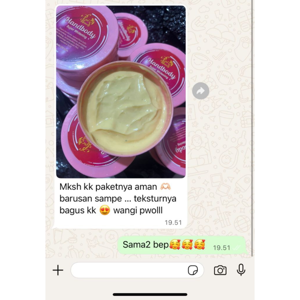 HB SUPER WHITENING siang malam bisa