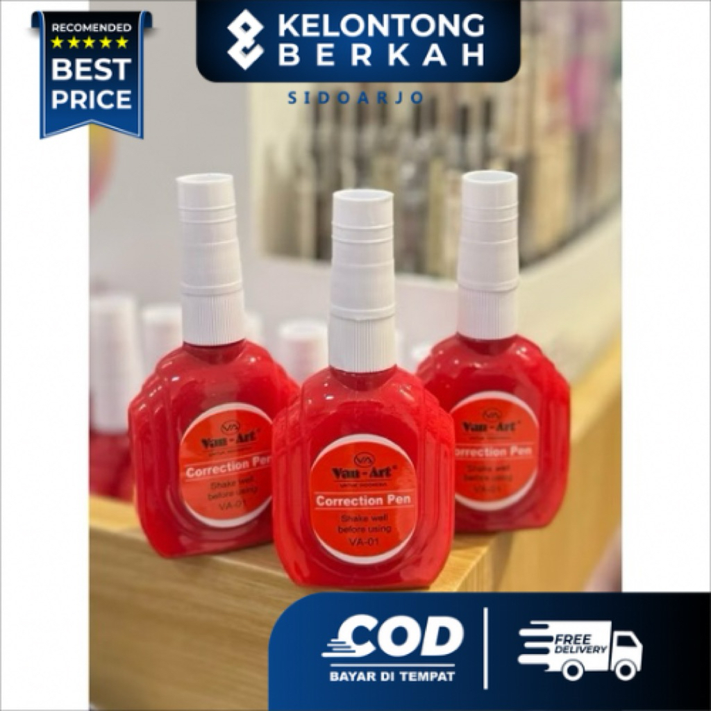 

(12 pcs) Stipo Van Art Cair / Van Art Correction 1 Box / Tipe X Sekolah