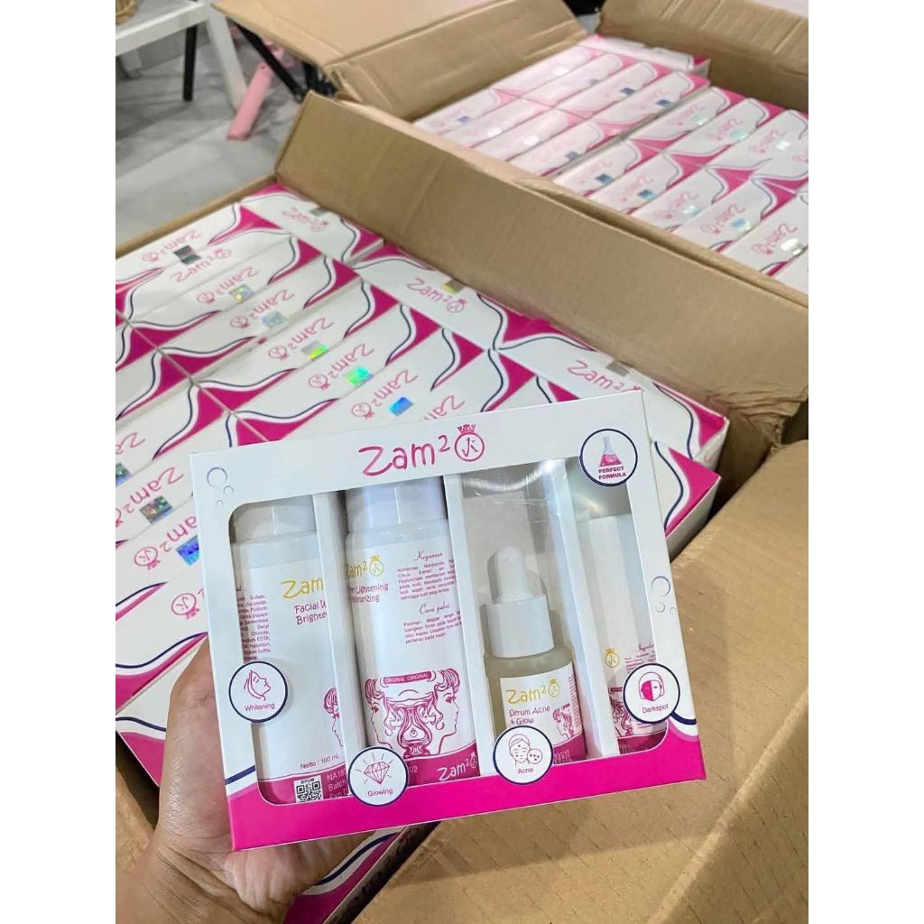 CREAM ZAM2JK KODE SS WHITENING & GLOW BPOM
