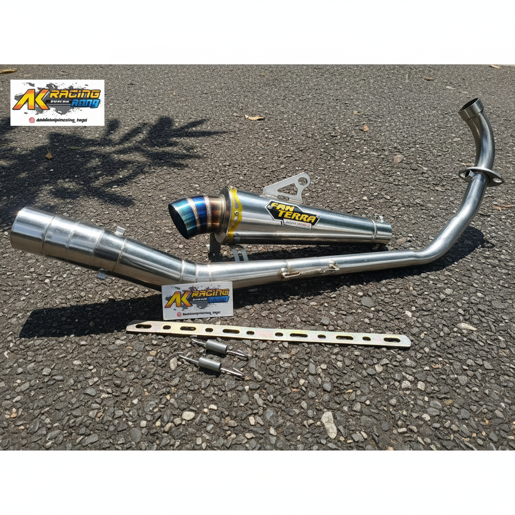 Knalpot Racing FANTERRA MX, Satria FU, MX KING, Satria FI, Sonic, Supra GTR, CS 1