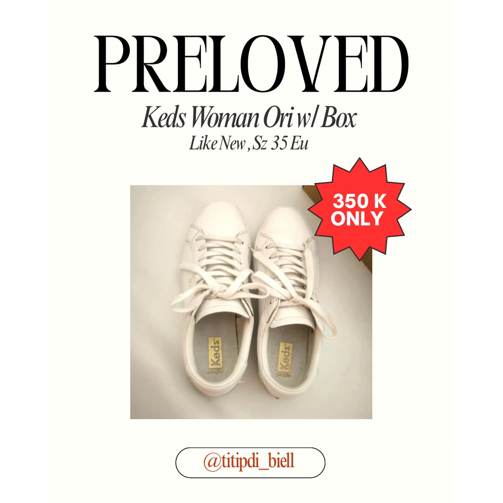 Preloved Keds Woman Original