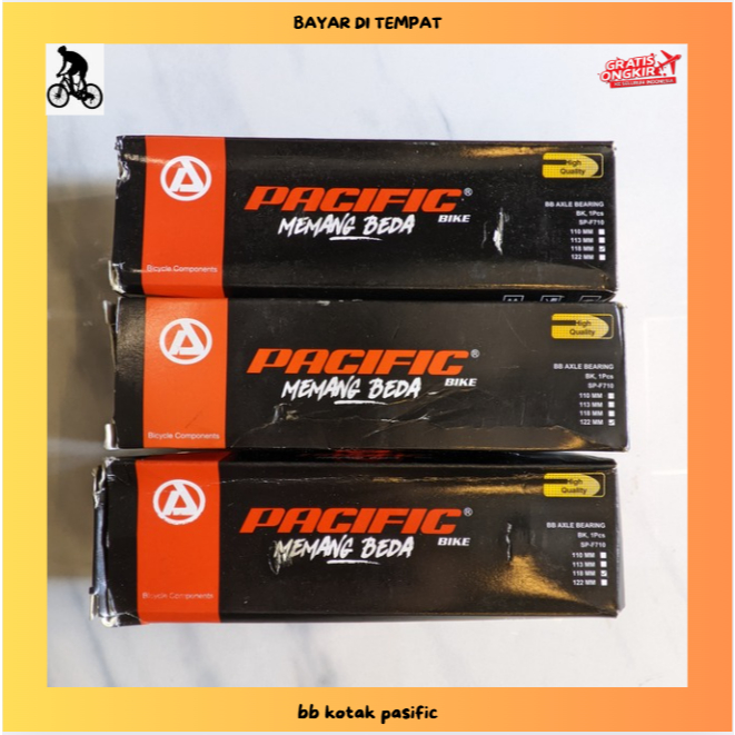 BB sepeda MTB pacific 122.5 bearing bottom bracket