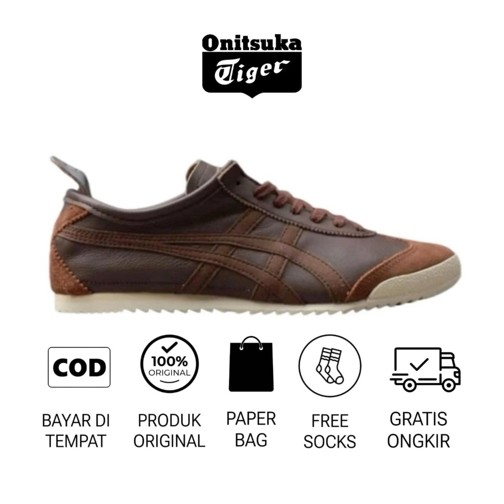 Sepatu onitsuka japan brown sepatu wanita sepatu pria unisex original