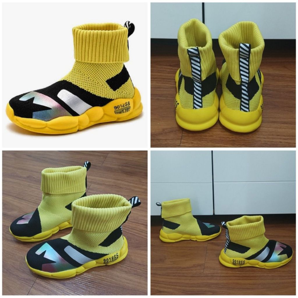 Sepatu boot fashion Unisex Shoes Anak ukuran 33 cewek cowok laki2