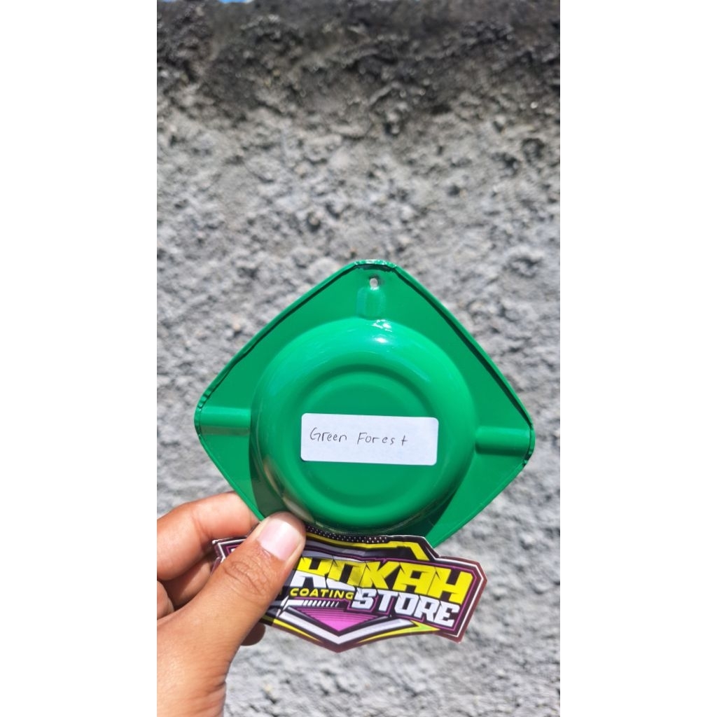 powder coating cat bubuk green forest