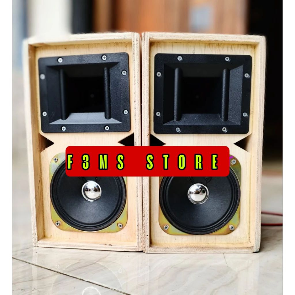 Box Line Array 4 Inchi Twitter Audak Siap Pasang Power Ampli Praktis
