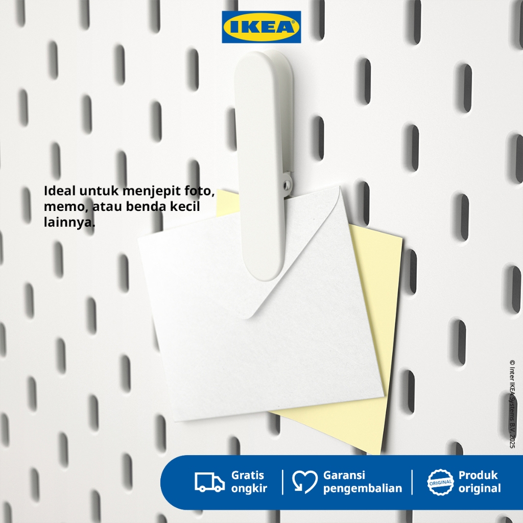 IKEA SKADIS Klip Pegboard Isi 2pcs
