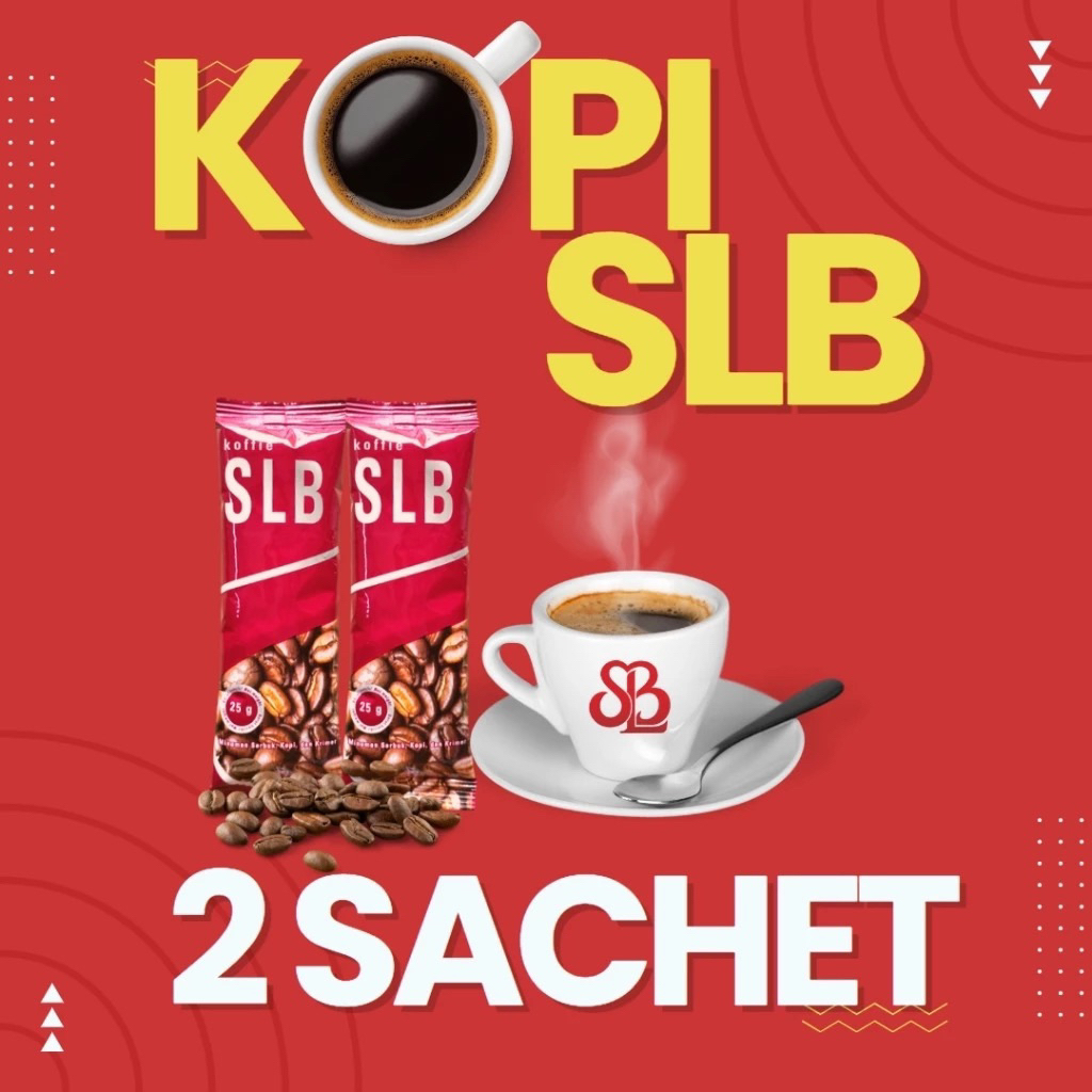 

2 SACHET KOFFIE SLB - KOPI SLB STAMINA