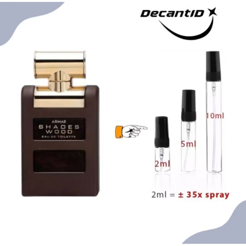 Decant Parfum Armaf Shades Wood 2ml 5ml 10ml