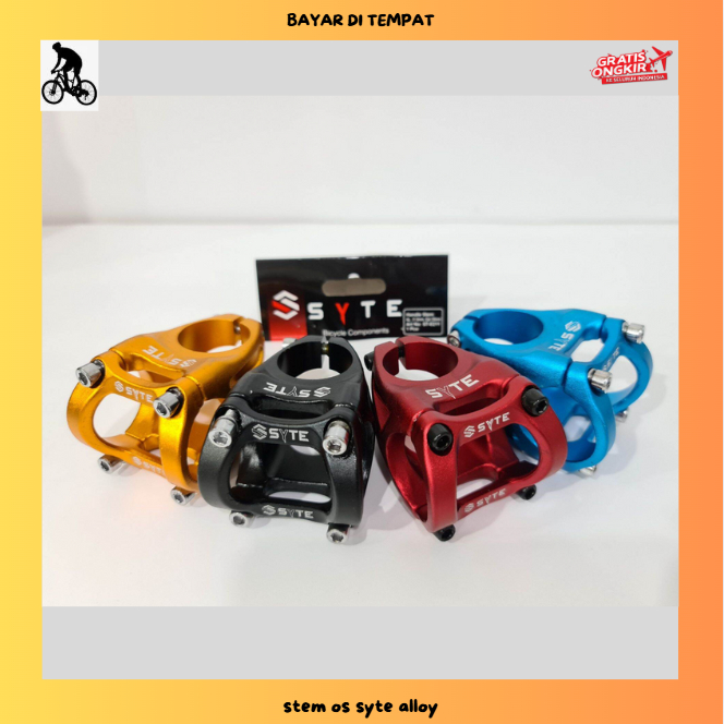 stem  stang syte alloy oversize sepeda mtb