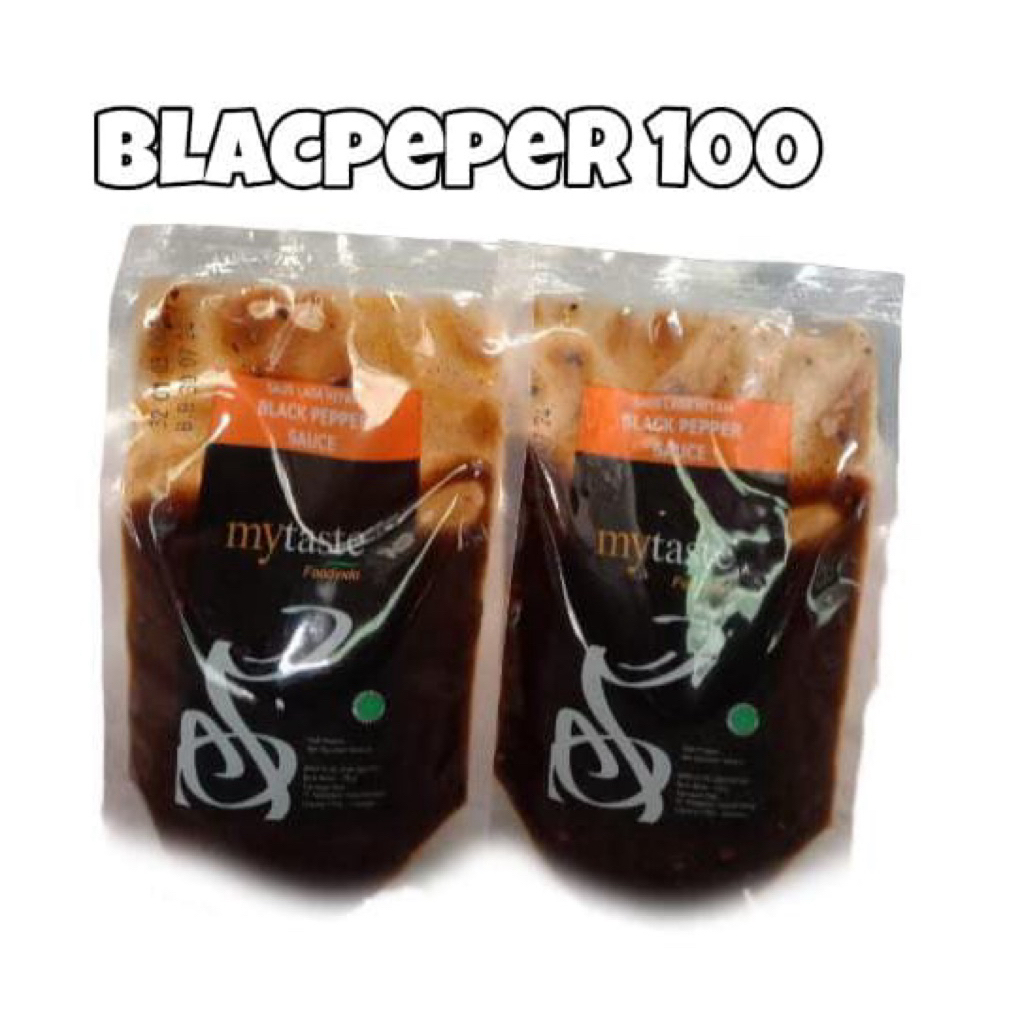 

Mytaste saus blackpaper 100gr