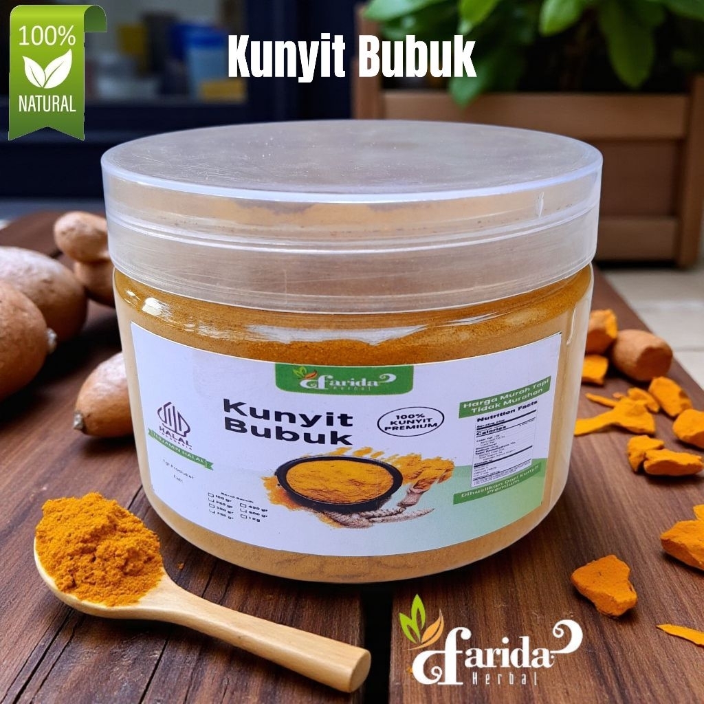 

Kunyit Bubuk Kemasan Toples 150gr