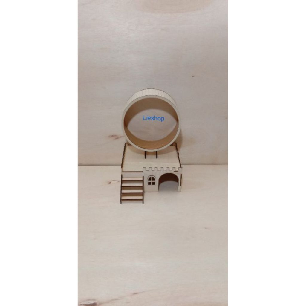 Hiding wheel hamster ukuran syrian dewasa mainan hewan hamster