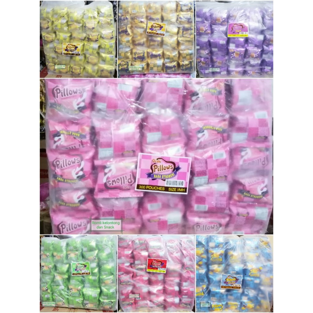 

OISHI PILLOWS ALL VARIANT [ 6gr X 120Pcs ] 1 BALL